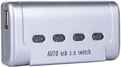 USB Printer Auto Sharing Switch, SANOXY USB 2.0 Printer/Peripheral Sharing Switch (4-Port, Grey) in Saudi Arabia