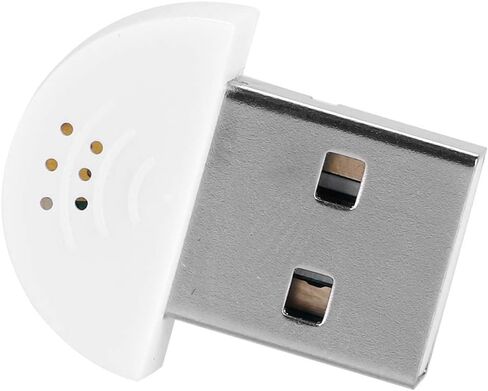 ميكروفون CHICIRIS Super Mini USB 2.0 متعدد الاتجاهات لأجهزة الكمبيوتر المحمول وأجهزة الكمبيوتر المكتبية - تسجيل صوت واضح (أبيض) in Saudi Arabia