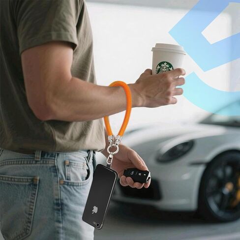 Cell Phone Lanyard Built-in USB C Cable, 2 In1 65W Fast Charging Phone Lanyard Wrist Strap, Data Transfer Cord in Saudi Arabia