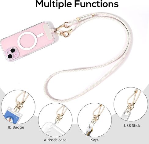for Phone Lanyard Crossbody with 2 Phone Tabs, Cell Phone Neck lanyard for Men and Women in Saudi Arabia