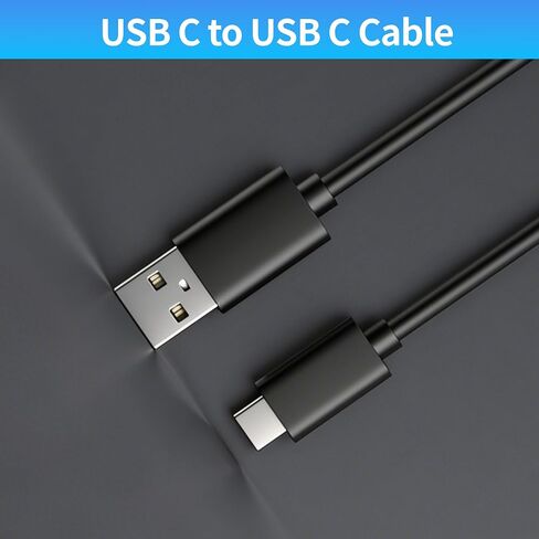 كابل USB إلى النوع C، أسود 9.9 قدم (3 متر)، شحن سريع USB إلى النوع C in Saudi Arabia