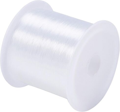 Clear Fishing Wire – 0.5mm Invisible Nylon String for Hanging, Beading, DIY Crafts, Decorations, 20m in Saudi Arabia