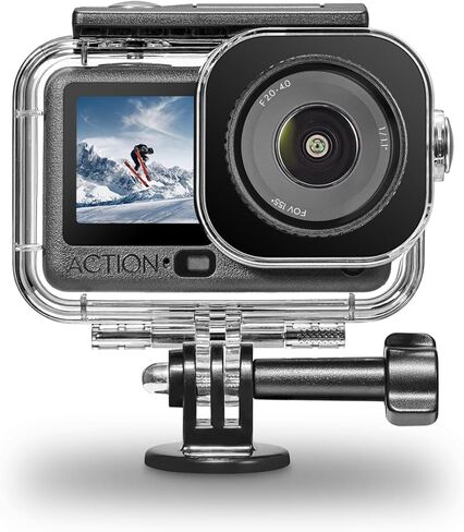 حافظة مقاومة للحرب لـ DJI Osmo Action 6، غطاء حماية PC 45M Aiton غطاء كاميرا شفاف من الزجاج المقسى لملحقات DJI Osmo Action 6 in Kuwait