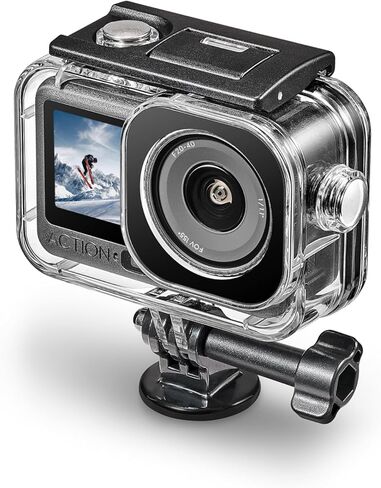حافظة مقاومة للحرب لـ DJI Osmo Action 6، غطاء حماية PC 45M Aiton غطاء كاميرا شفاف من الزجاج المقسى لملحقات DJI Osmo Action 6 in Kuwait