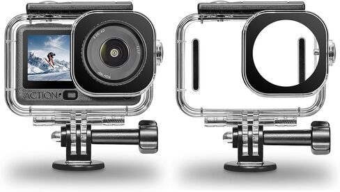 حافظة مقاومة للحرب لـ DJI Osmo Action 6، غطاء حماية PC 45M Aiton غطاء كاميرا شفاف من الزجاج المقسى لملحقات DJI Osmo Action 6 in Kuwait