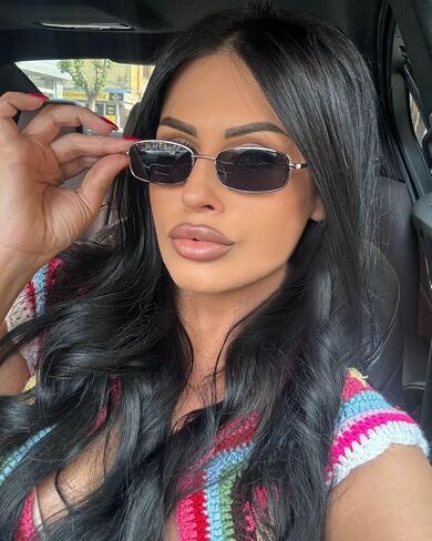 SORVINO Small Narrow Rectangle Sunglasses for Women Men Retro Y2K Metal Frame 90s Skinny Shades in Saudi Arabia