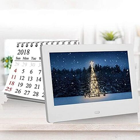 7-inch Digital Photo Frame, 800x480 LED Display, Supports Video, Clock, Calendar and MP3 Playback, Comes with Remote Control. in Saudi Arabia