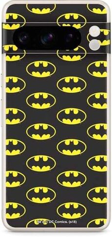 ملصق هاتف Skinit متوافق مع Google Pixel 8 Pro - تصميم مطبوع بالكامل بشعار DC Comics Batman المرخص رسميًا in Saudi Arabia