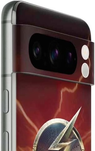 Skinit Decal Phone Skin Compatible with Google Pixel 8 Pro - Officially Licensed DC Comics The Flash Movie: Logo Poster Design in Saudi Arabia
