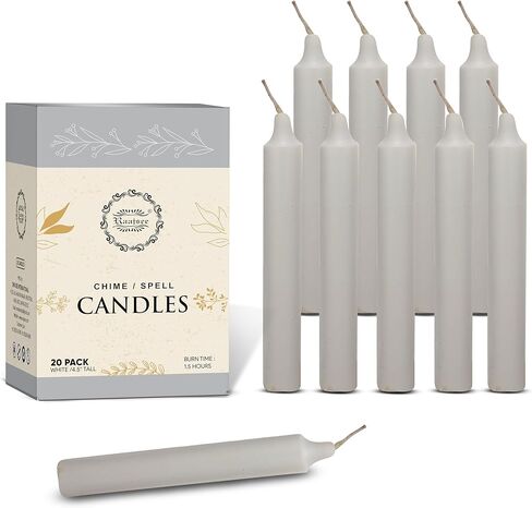 Raajsee Unscented Mini Taper Candles (Multi-Color) | 4 Inches Dinner Candle Sticks| Smokeless, and Dripless| Paraffin Wax with Cotton Wicks | Long Burning Time (Pack of 40) in Saudi Arabia