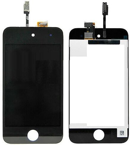 شاشة LCD تعمل باللمس محول الأرقام الجمعية استبدال لجهاز iPod Touch الجيل الرابع A1367 (أسود) in Saudi Arabia