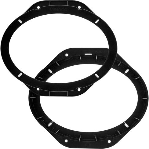 مكبرات صوت KICKER مقاس 6 × 9 بوصة لسيارة Ford F-250/350/450/550 2017-2024 مجموعة ترقية - زوج من سلسلة DS مع محولات وحزام، مكبر صوت للباب الأمامي للسيارة DSC6930، 43DSC69304 in Saudi Arabia