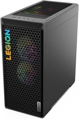 كمبيوتر مكتبي للألعاب Lenovo Legion Tower 5 Gen 8 - مع ملحقات، NVIDIA RTX 4070 Super 12GB GDDR6X، AMD Ryzen 7700، Wi-Fi 6E، بلوتوث 5.3، Win 11 Pro، لوحة مفاتيح وماوس، 64 جيجابايت DDR5، 4 تيرابايت SSD in Saudi Arabia
