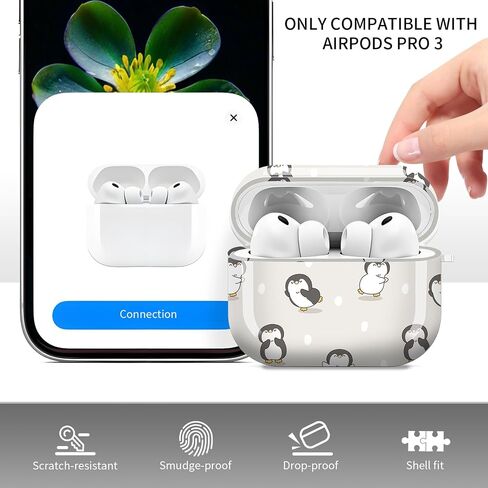 Compatible with AirPods Pro 3 (2025) Case Soft TPU with Cute Golden Keychain Cover Leopard Paint Case for Girls Women for Airpod Pro 3 - Luxury Leopard in Saudi Arabia