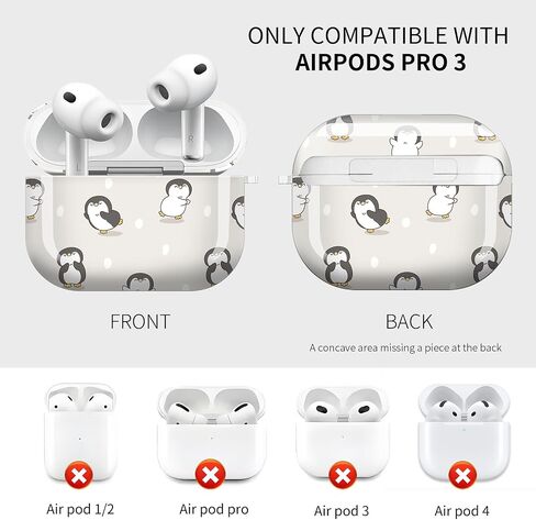 Compatible with AirPods Pro 3 (2025) Case Soft TPU with Cute Golden Keychain Cover Leopard Paint Case for Girls Women for Airpod Pro 3 - Luxury Leopard in Saudi Arabia