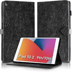 ipad 9th / 8th / 7th Generation Case, Dandelion Cover with Kickstand for Apple Pencil Holder, Magnetic Closure and Precise Cutouts, Compatible with Apple iPad 10.2 Inch 2021/2020 / 2019 Blue in Kuwait