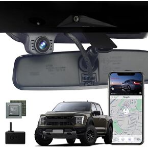 24H-Parking Monitoring 4K Dash Cam for Ford F150 & F250 2021-2025 Limited XLT XL Raptor Lariat Platinum King Ranch Tremor,GPS,Magnetic Design CPL,128GB EMMC (S117D Fornt and Rear) in Saudi Arabia