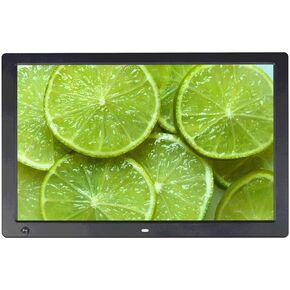 إطار صور رقمي مقاس 17 بوصة - إطار صور رقمي عالي الدقة مع واجهة HDMI، أسود. in Saudi Arabia
