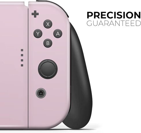 Design Skinz - متوافق مع Nintendo Switch Dock فقط - غطاء حماية من الفينيل مقاوم للخدش وقابل للإزالة - لون وردي فاتح in Saudi Arabia
