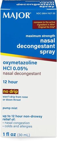 Nasal Decongestant Pump Mist Spray 12hr Oxymetazoline HCL 0.05% 30ml in Kuwait