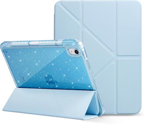 حافظة CoBak لجهاز iPad (A16) الجيل الحادي عشر 11 بوصة 2025، حافظة iPad الجيل العاشر 10.9 بوصة 2022 - غطاء واقٍ متعدد الزوايا يتضمن حامل صورة، وحامل أقلام رصاص وتنشيط/غفو تلقائي، وردي in Kuwait