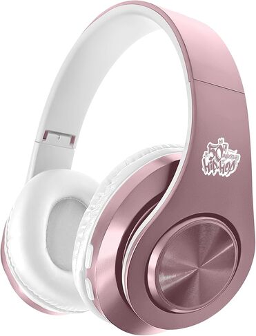 Over Ear Headphones, Overear Wireless Bluetooth 5.1 w Microphone, Lightweight Comfortable Headset for Home Travel, 4H Playtime, Rechargeable, Hi-Res Sound Audio, Deep Bass in Saudi Arabia