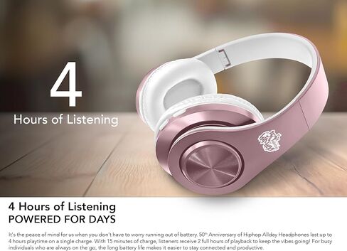 Over Ear Headphones, Overear Wireless Bluetooth 5.1 w Microphone, Lightweight Comfortable Headset for Home Travel, 4H Playtime, Rechargeable, Hi-Res Sound Audio, Deep Bass in Saudi Arabia