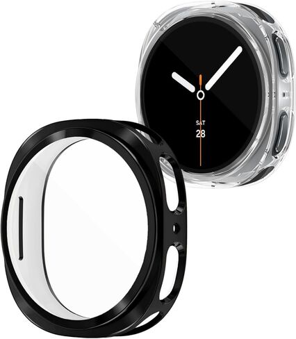 Wugongyan 2-Pack Watch Screen Protector Case for Samsung Galaxy Watch 8 40mm,Flexible Soft TPU All-Around Protective Cover for Galaxy Watch 8 Accessories(Blue+Dark Green) in Kuwait