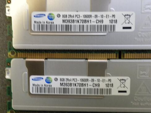 ذاكرة 96 جيجا بايت 12x8 جيجا بايت DDR3 PC3-10600 ECC REG Comp إلى SuperMicro MEM-DR380L-HL03-ER13 in Saudi Arabia