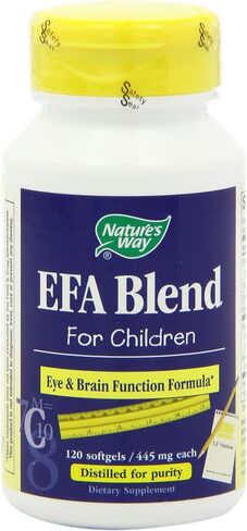 Nature's Way EFA Blend for Kids with vitamin E, Supports Eye and Brain Function*, 120 Softgels in Saudi Arabia