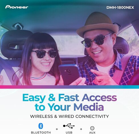 Pioneer DMH1800 6.8 inch Digital Media Receiver with Apple CarPlay/Android Auto in Saudi Arabia