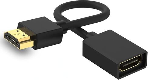 كابل تمديد HDMI ذكر إلى أنثى يدعم 4K 3D متوافق مع HDTV والكمبيوتر المحمول والكمبيوتر الشخصي in Saudi Arabia