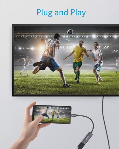 Anker HDMI Cable 8K@60Hz, 6FT Ultra HD 4K@120Hz HDMI Cord&Anker USB C to HDMI Adapter (4K@60Hz) in Saudi Arabia