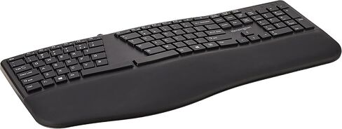 Kensington Ergonomic Keyboard & Perixx Vertical Ergo Mouse Bundle - Black Wired Keyboard (K75400US) & 800/1200/1600 DPI Right Handed Wireless Mouse in Saudi Arabia