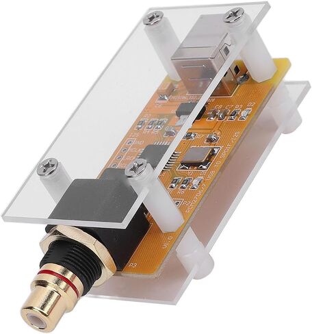 USB Sound Card PCM2706C HIGH Performance USB to COAXIAL Digital Signal Output Adapter for Audio Enthusiasts and Professionals PCB Acrylic in Saudi Arabia