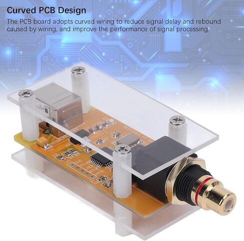 USB Sound Card PCM2706C HIGH Performance USB to COAXIAL Digital Signal Output Adapter for Audio Enthusiasts and Professionals PCB Acrylic in Saudi Arabia