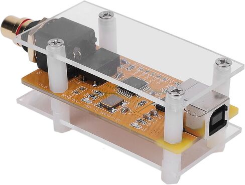 USB Sound Card PCM2706C HIGH Performance USB to COAXIAL Digital Signal Output Adapter for Audio Enthusiasts and Professionals PCB Acrylic in Saudi Arabia