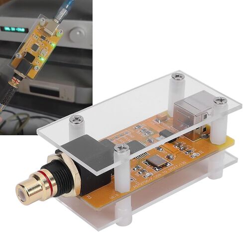 USB Sound Card PCM2706C HIGH Performance USB to COAXIAL Digital Signal Output Adapter for Audio Enthusiasts and Professionals PCB Acrylic in Saudi Arabia