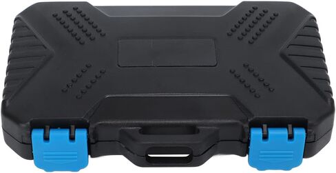 Memory Card Case for SD TF, Shockproof Watertight SIM SD TF Cards Holder Storage Box with 27 Slots, Pin, EVA Foam Interior in Saudi Arabia