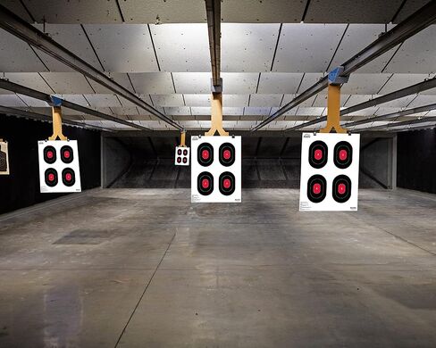 Ascentor Proficient Shooting Target - 4 Zone - Large Size 18 x 24 - Pack of 25 in Saudi Arabia