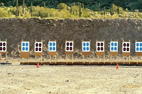 Ascentor Proficient Shooting Target - 4 Zone - Large Size 18 x 24 - Pack of 25 in Saudi Arabia