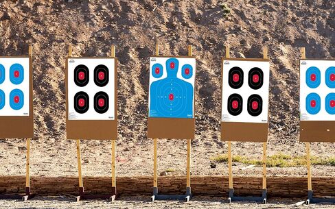 Ascentor Proficient Shooting Target - 4 Zone - Large Size 18 x 24 - Pack of 25 in Saudi Arabia