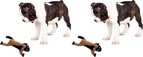 لعبة للكلاب من Ethical Pets 54094 Skinneeez Extreme Stuffing Free، 14 بوصة، بقرة، بني in Saudi Arabia