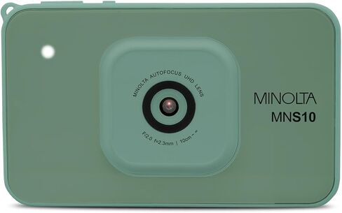 Minolta 48MP Digital Camera - 4K Ultra Slim HD Video, 2.9" IPS LCD Display, Autofocus Lens with Digital Image Stabilization, 4X Digital Zoom, Compact Travel Camera for Vlogging (Teal) in Saudi Arabia