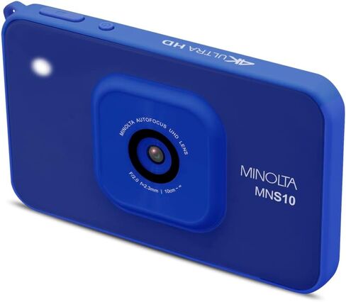 Minolta 48MP Digital Camera - 4K Ultra Slim HD Video, 2.9" IPS LCD Display, Autofocus Lens with Digital Image Stabilization, 4X Digital Zoom, Compact Travel Camera for Vlogging (Teal) in Saudi Arabia