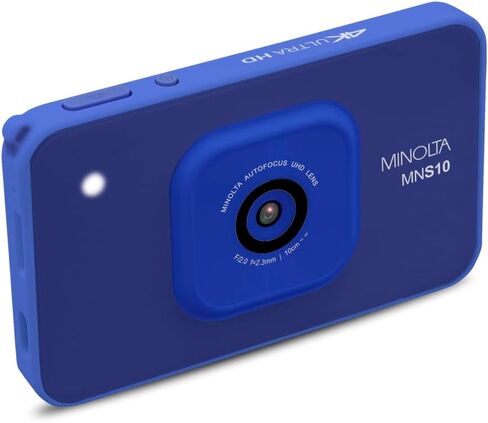 Minolta 48MP Digital Camera - 4K Ultra Slim HD Video, 2.9" IPS LCD Display, Autofocus Lens with Digital Image Stabilization, 4X Digital Zoom, Compact Travel Camera for Vlogging (Teal) in Saudi Arabia