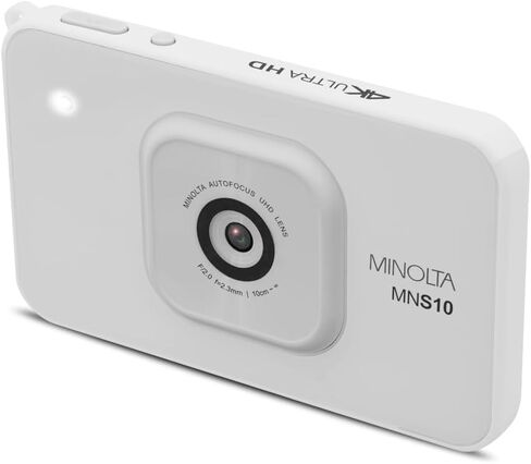 Minolta 48MP Digital Camera - 4K Ultra Slim HD Video, 2.9" IPS LCD Display, Autofocus Lens with Digital Image Stabilization, 4X Digital Zoom, Compact Travel Camera for Vlogging (Teal) in Saudi Arabia