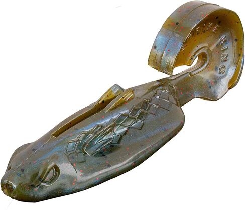 Strike King (RGBZM-805) طعم صيد أسماك Rage Buzz Minnow، طعم بلاستيكي ناعم للمياه العلوية، ذيل بلوبر عالي الحركة، تصميم ذيل الغضب الحاصل على براءة اختراع، 8.89 سم، 5 عبوات، رقاقة حمراء زاحفة in Kuwait