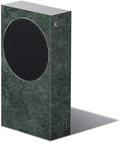 MightySkins Skin Compatible with Xbox Series S - Green Stone | Protective, Durable, and Unique Vinyl Decal wrap Cover | Easy to Apply and Change Styles | Made in The USA in Saudi Arabia