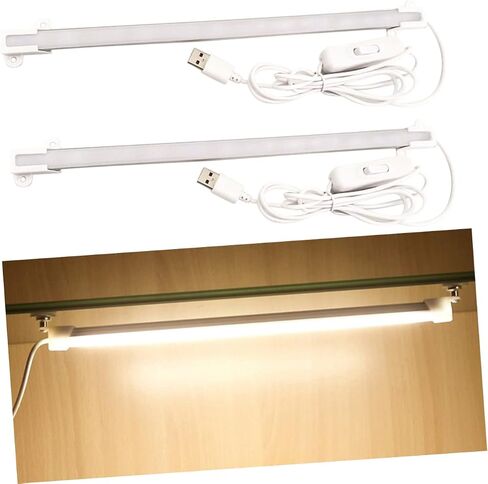 Tofficu 2pcs Creative Desk Lamp Led Reading Strip Led Light Eye-Care Dimmable Portable Desk Lamp USB in Saudi Arabia
